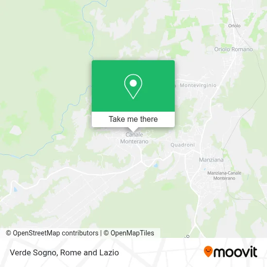Verde Sogno map