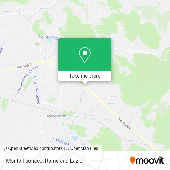 Monte Tuonaco map