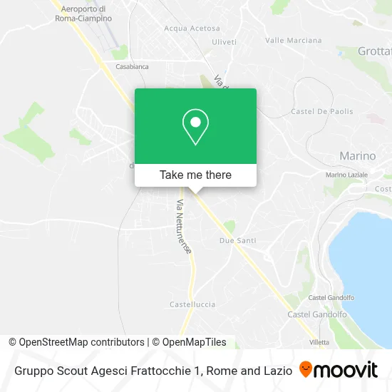 Gruppo Scout Agesci Frattocchie 1 map