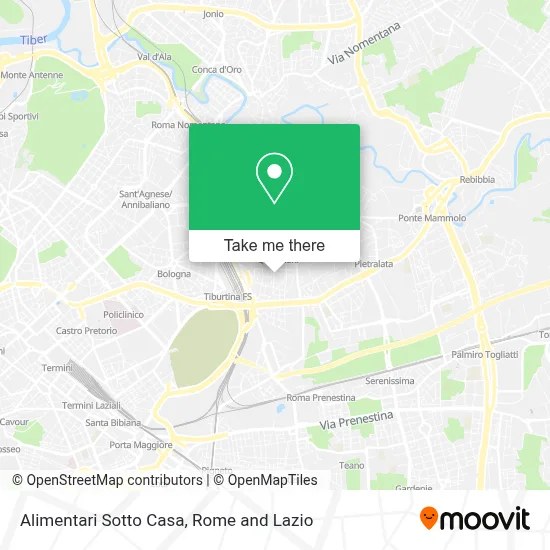 Alimentari Sotto Casa map