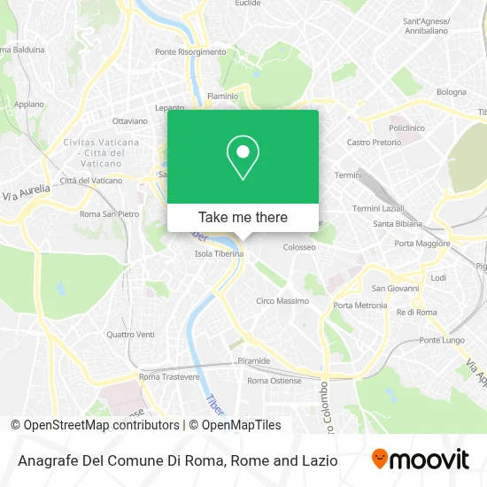 Anagrafe Del Comune Di Roma map