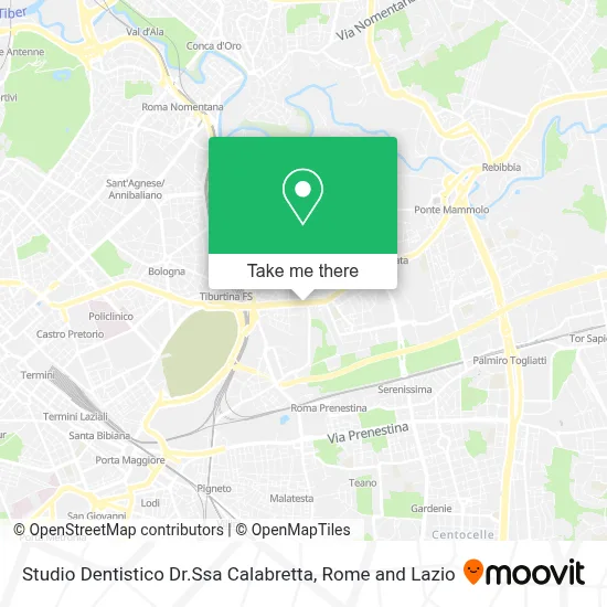 Studio Dentistico Dr.Ssa Calabretta map