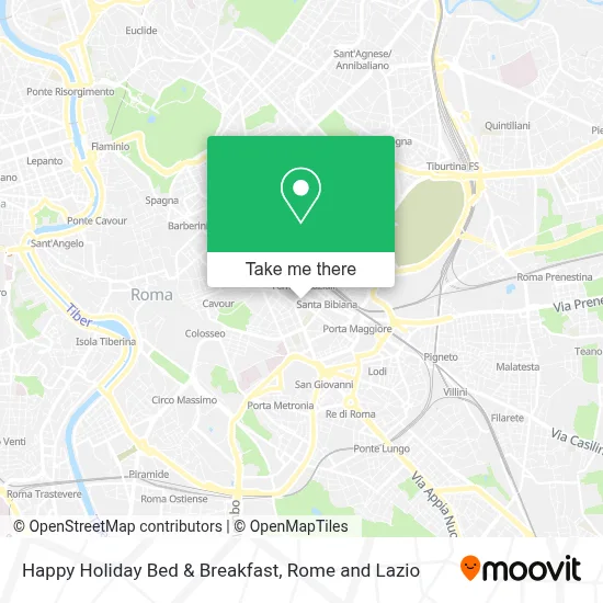 Happy Holiday Bed & Breakfast map