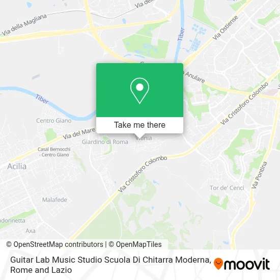 Guitar Lab Music Studio Scuola Di Chitarra Moderna map