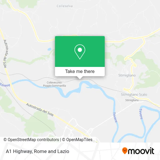 A1 Highway map