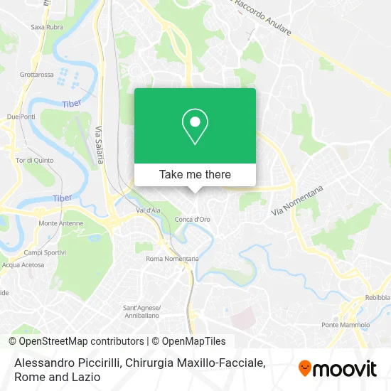 Alessandro Piccirilli, Chirurgia Maxillo-Facciale map
