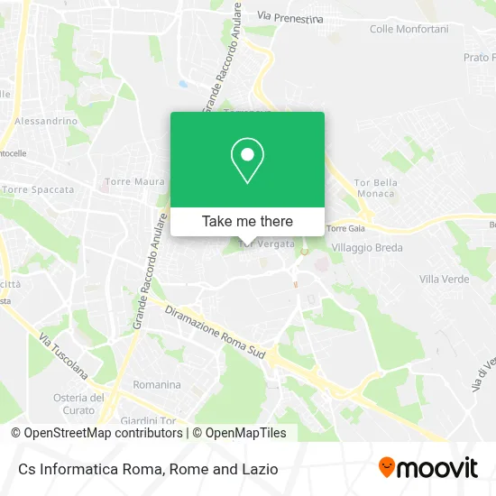 Cs Informatica Roma map