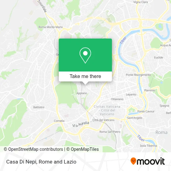Casa Di Nepi map
