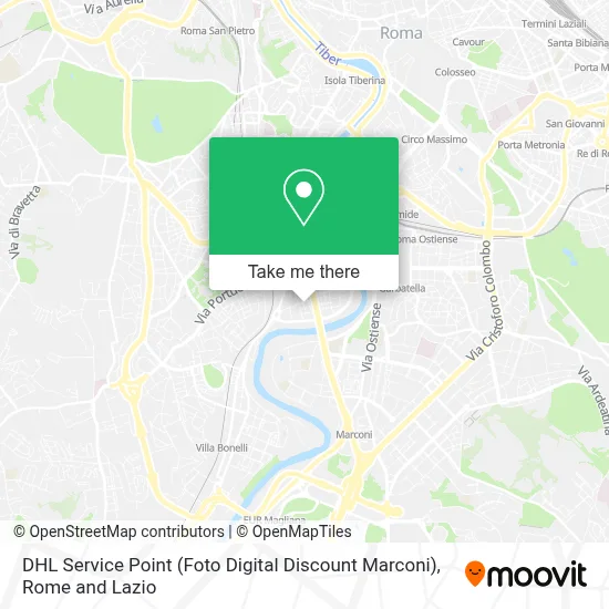 DHL Service Point (Foto Digital Discount Marconi) map