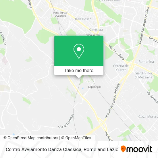 Centro Avviamento Danza Classica map