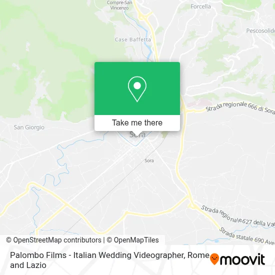 Palombo Films - Italian Wedding Videographer map