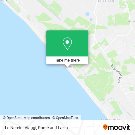 Le Nereidi Viaggi map