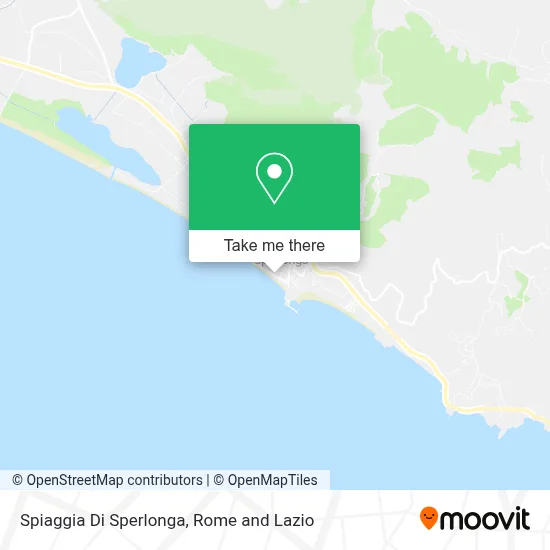 Spiaggia Di Sperlonga map