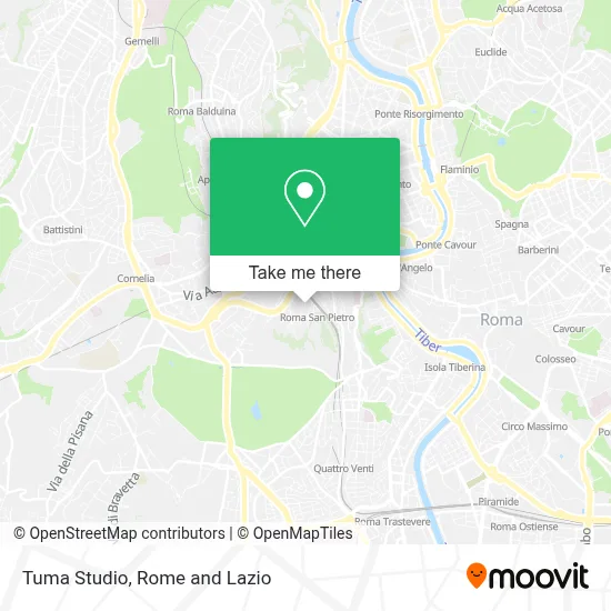 Tuma Studio map