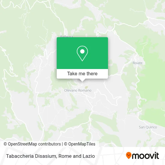 Tabaccheria Disasium map
