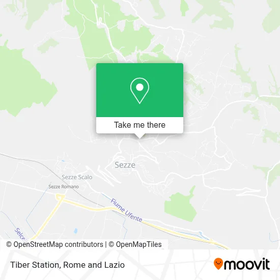 Tiber Station map