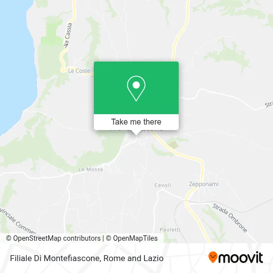 Filiale Di Montefiascone map