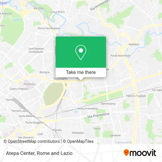 Atepa Center map