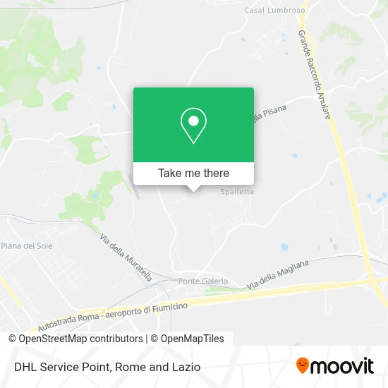 DHL Service Point map