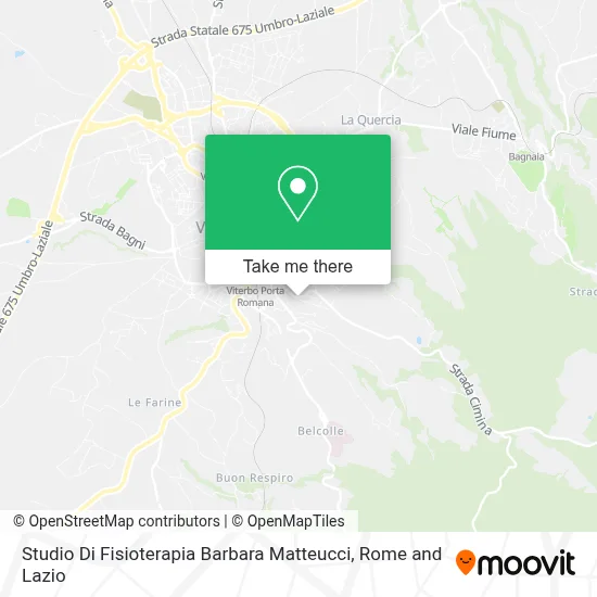 Studio Di Fisioterapia Barbara Matteucci map