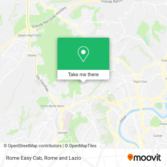 Rome Easy Cab map