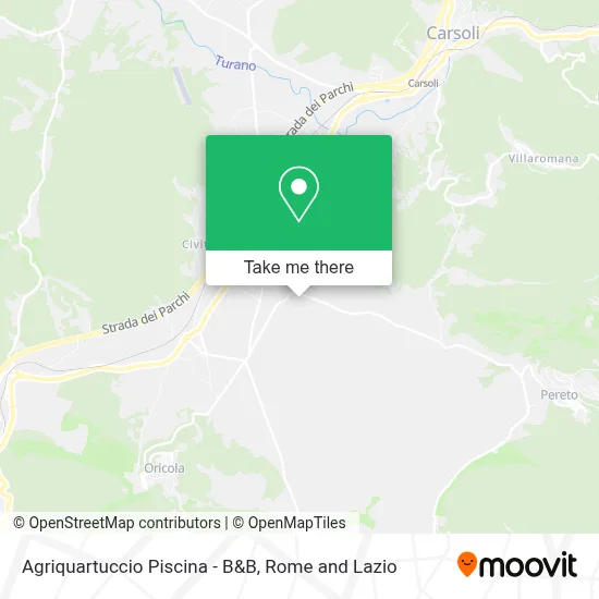 Agriquartuccio Piscina - B&B map