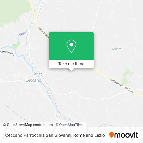 Ceccano Parrocchia San Giovanni map