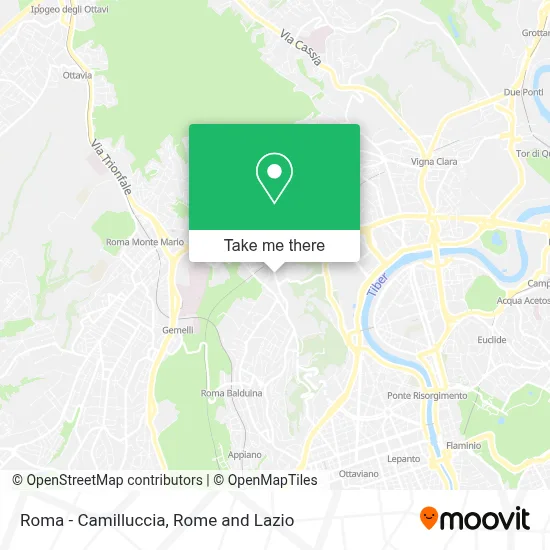 Roma - Camilluccia map