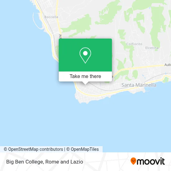 Big Ben College map