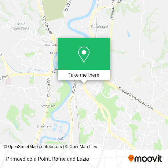 Primaedicola Point map