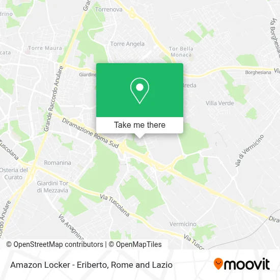 Amazon Locker - Eriberto map