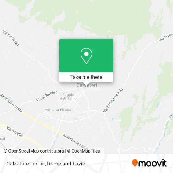 Calzature Fiorini map