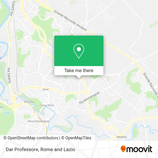 Dar Professore map