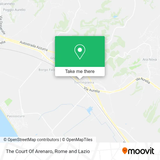 The Court Of Arenaro map