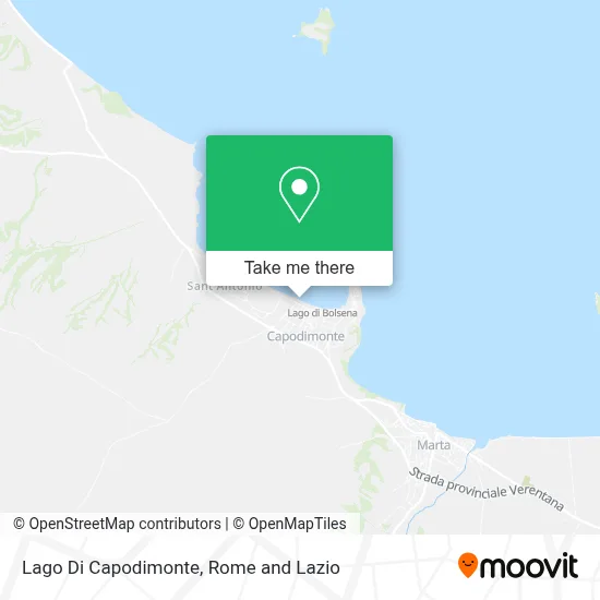 Lago Di Capodimonte map