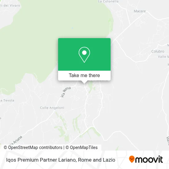 Iqos Premium Partner Lariano map