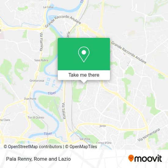 Pala Renny map