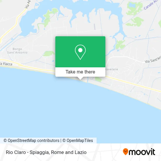 Rio Claro - Spiaggia map