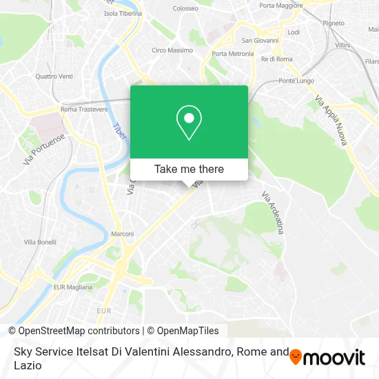 Sky Service Itelsat Di Valentini Alessandro map