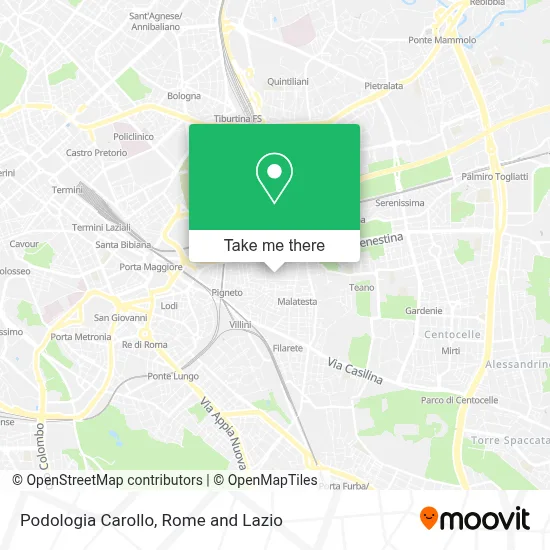 Podologia Carollo map