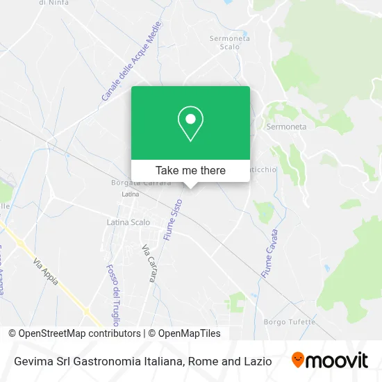 Gevima Srl Gastronomia Italiana map