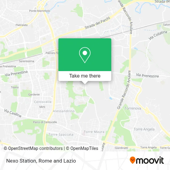 Nexo Station map