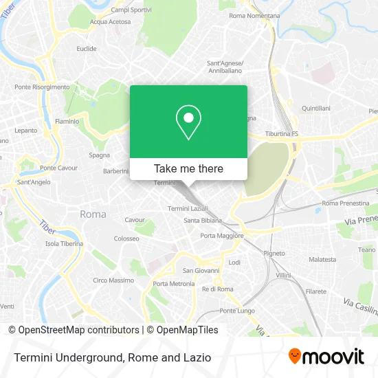 Termini Underground map