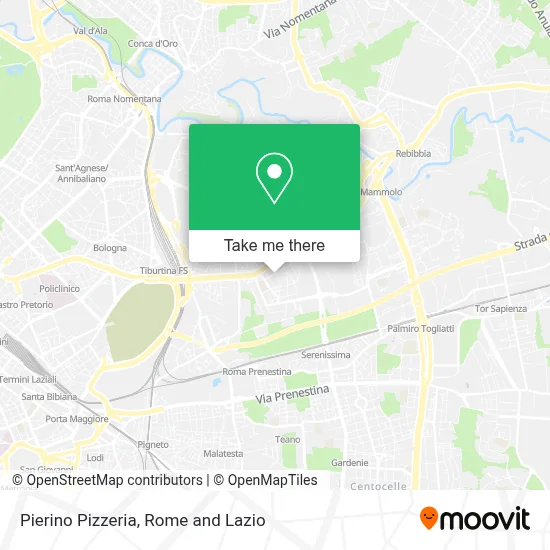 Pierino Pizzeria map