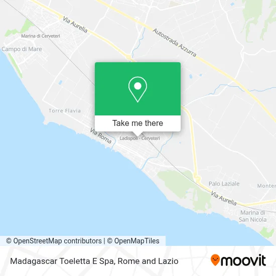 Madagascar Toeletta E Spa map