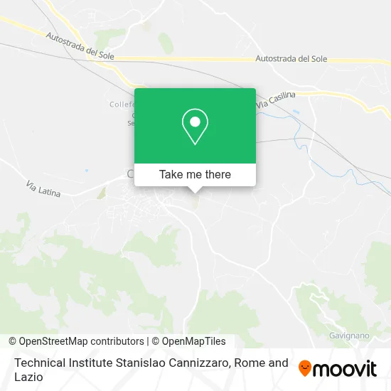 Technical Institute Stanislao Cannizzaro map