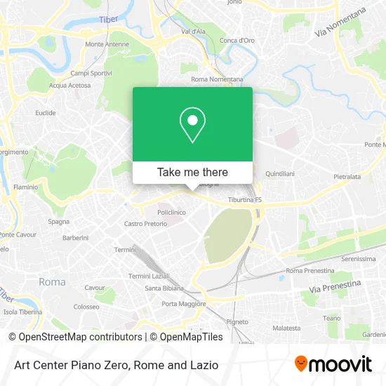 Art Center Piano Zero map
