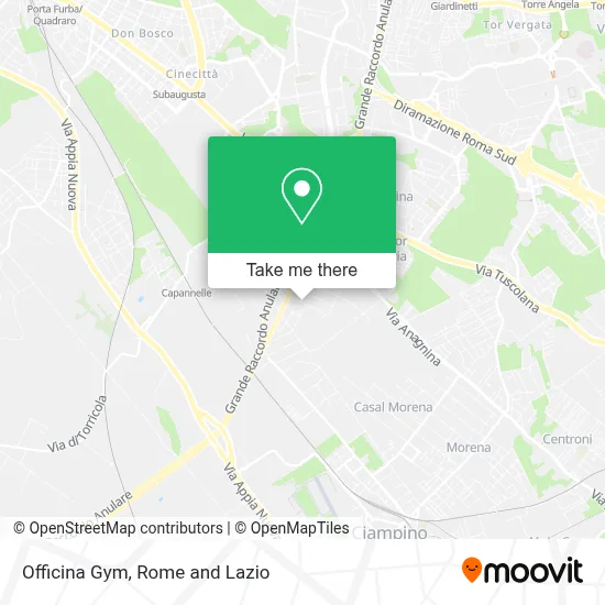 Officina Gym map