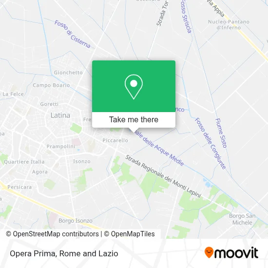 Opera Prima map