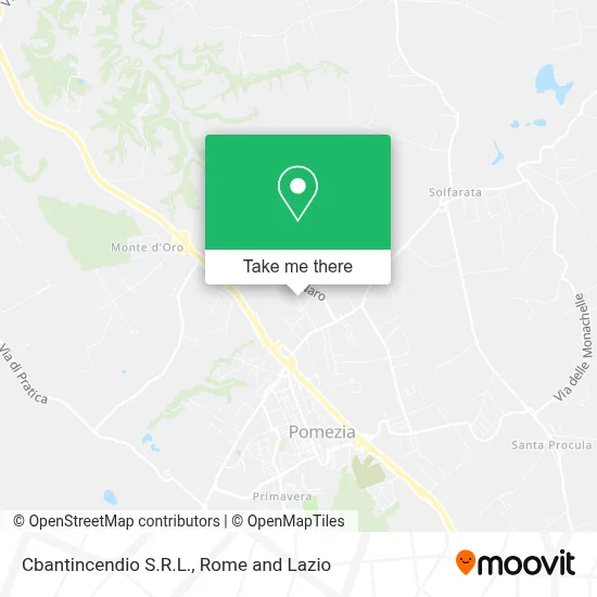 Cbantincendio S.R.L. map